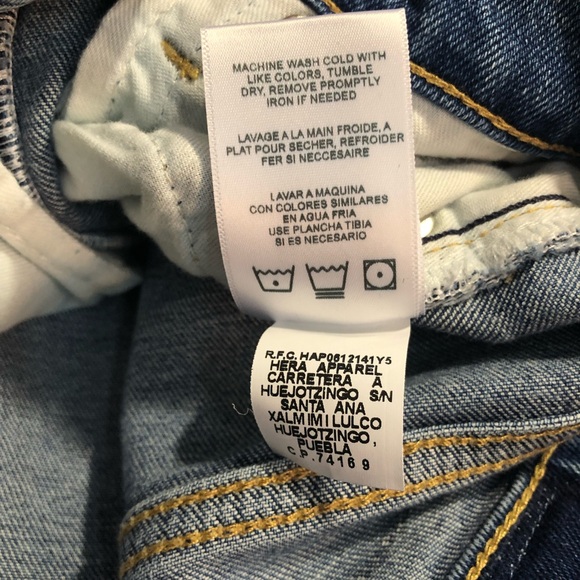 Re/Done Levis Blue Jeans Women, Size 26, Blue-Medium 2, 90s High Rise Ankle Crop - Picture 9 of 13